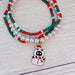 Snowcat Christmas Bracelet