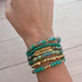 Amazing Grace Bracelet Set- Teal