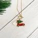 Festive Christmas Tree Car Pendant Necklace