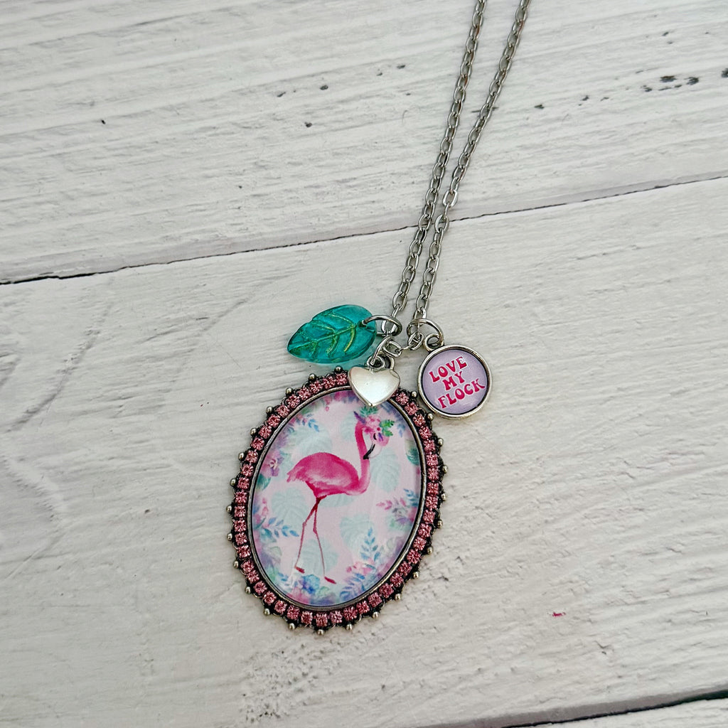 Flamingo Pendant Necklace