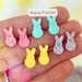 Resin Peep Earrings- Choice of Color