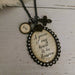 A piece of my heart is in heaven glass pendant necklace with optional personalized name charms bronze tone - Kole Jax DesignsA piece of my heart is in heaven glass pendant necklace with optional personalized name charms bronze tone