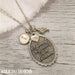 A piece of my heart is in heaven necklace with optional personalized name charms - Kole Jax DesignsA piece of my heart is in heaven necklace with optional personalized name charms
