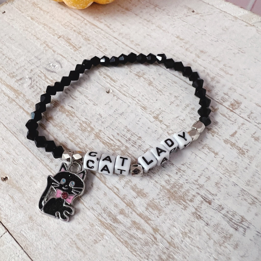 Cat Lady Beaded Bracelet - Kole Jax DesignsCat Lady Beaded Bracelet