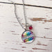Crayon Personalized Teacher Necklace