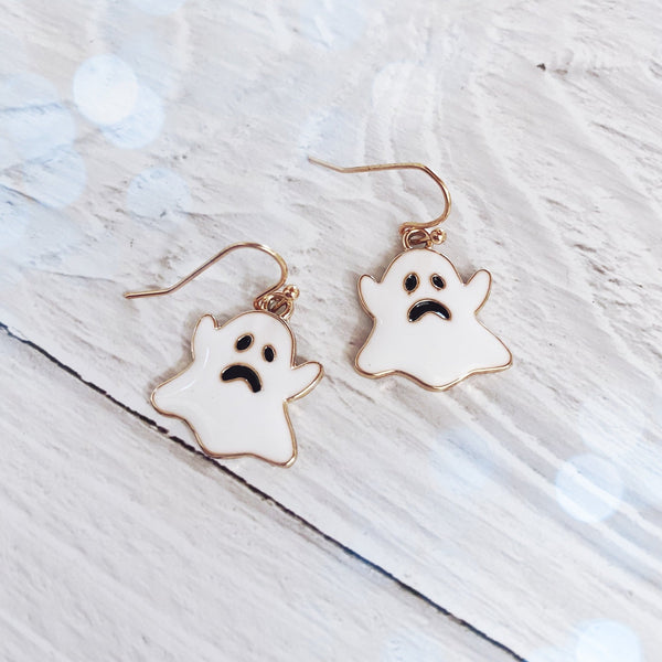 Ghost Earrings Gold