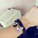 Matte Gold Cat Charm Bracelet