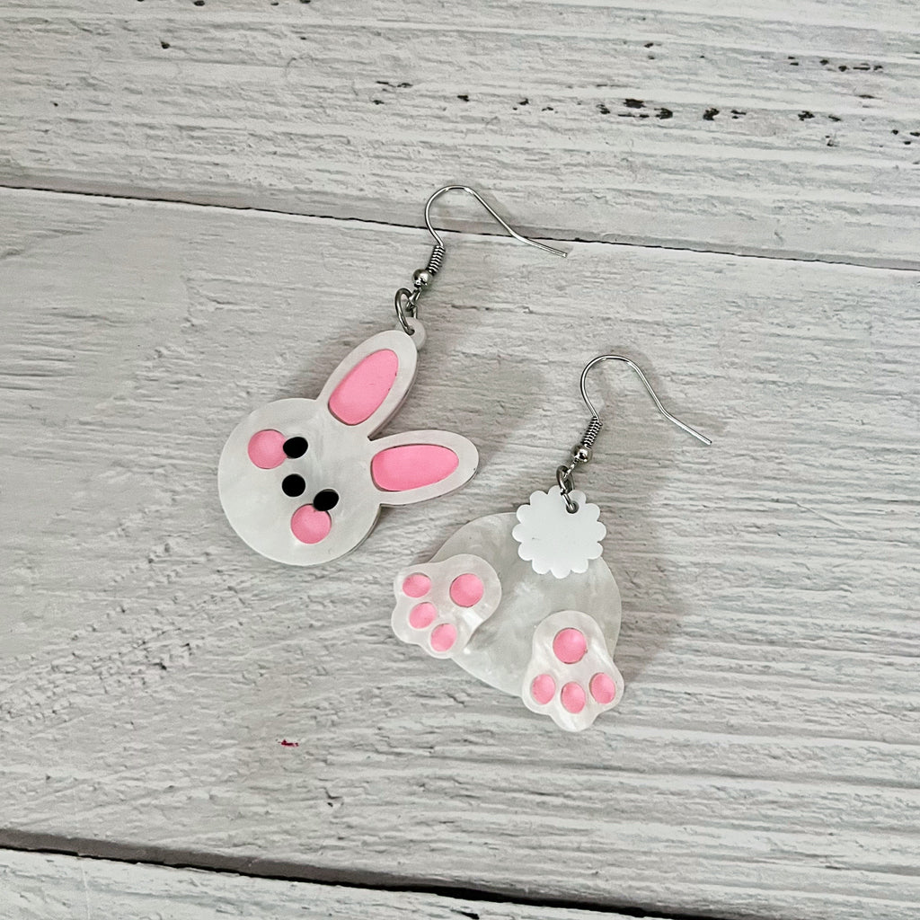 Bunny and Bum Dangle Earrings