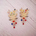 Reindeer Statement Stud Earrings