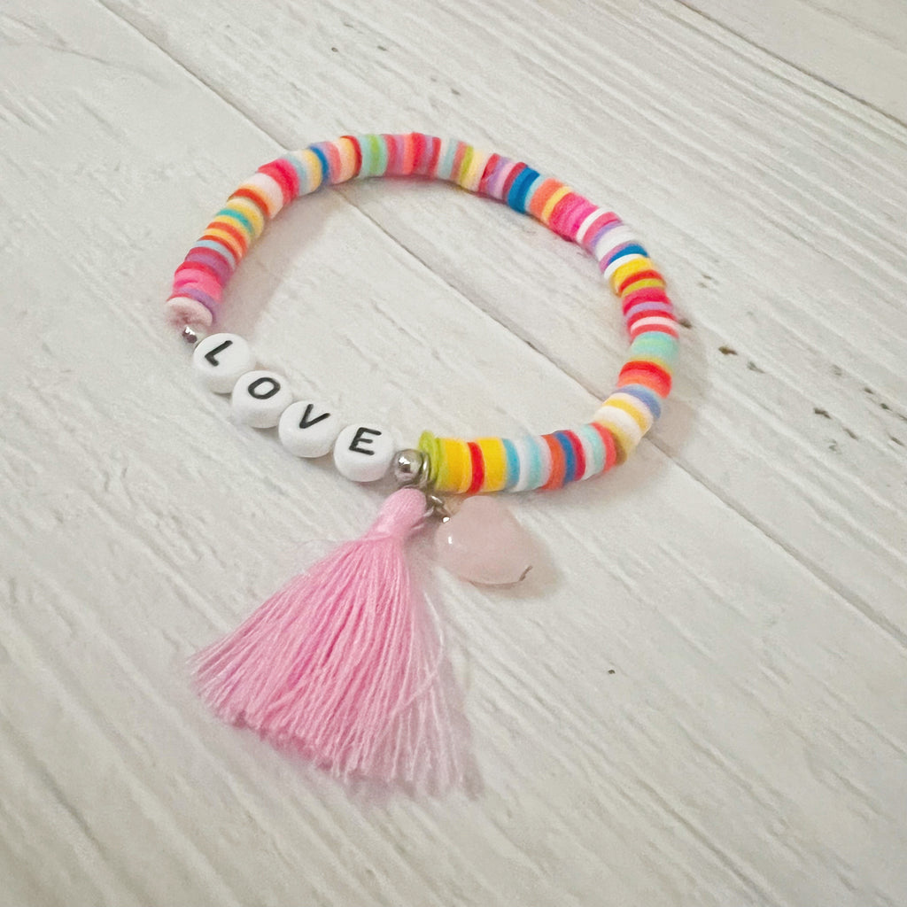 Love Colorful Stretch Bracelet