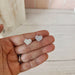 Glitter Resin Iridescent Heart Earrings