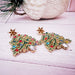 Christmas Tree Statement Stud Earrings