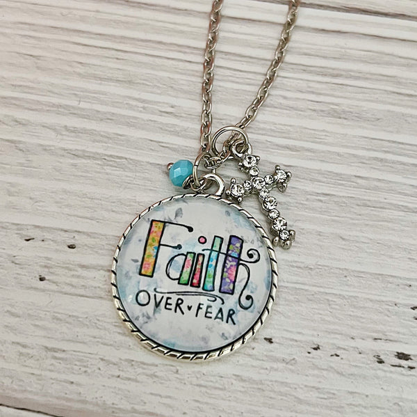 Exclusive Faith Over Fear Necklace