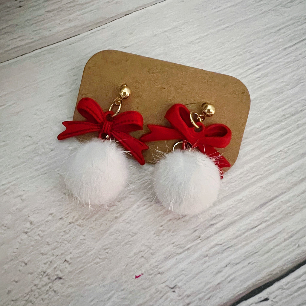 Snowball Holiday Earrings