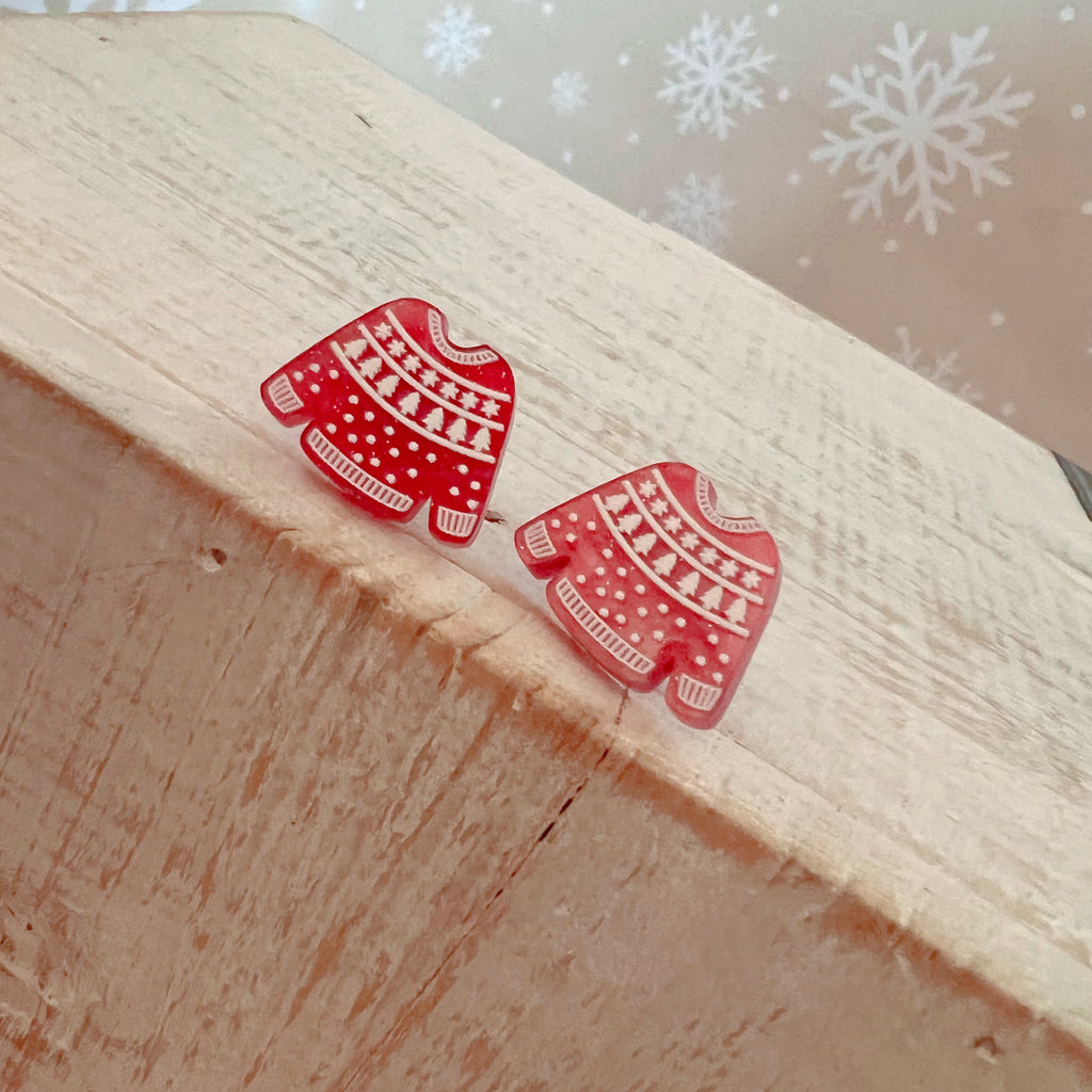 Sweater Post Earrings