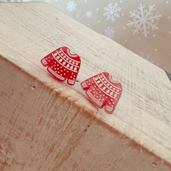 Sweater Post Earrings
