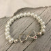 Infinity pearl stretch bracelet white - Kole Jax DesignsInfinity pearl stretch bracelet white