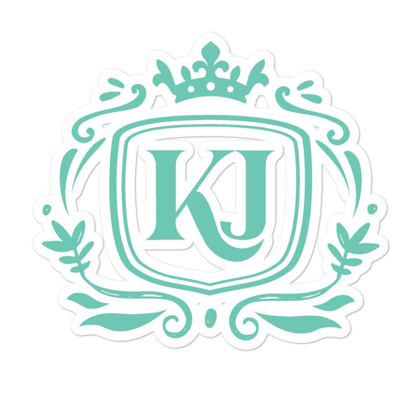 Logo Sticker Aqua - Kole Jax DesignsLogo Sticker Aqua