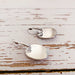 Oval Snowman Face Earrings silver tone - Kole Jax DesignsOval Snowman Face Earrings silver tone