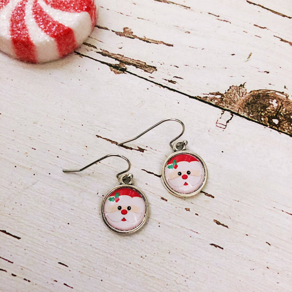 Santa Earrings - Kole Jax DesignsSanta Earrings