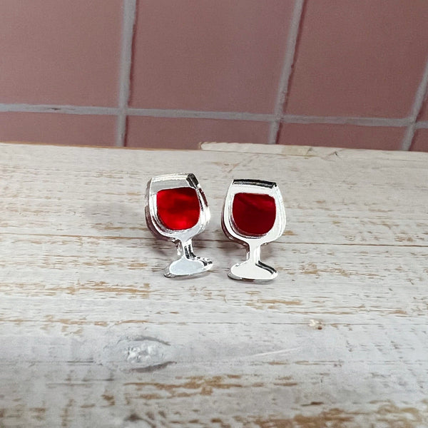 Wine Glass Earrings - Kole Jax DesignsWine Glass Earrings